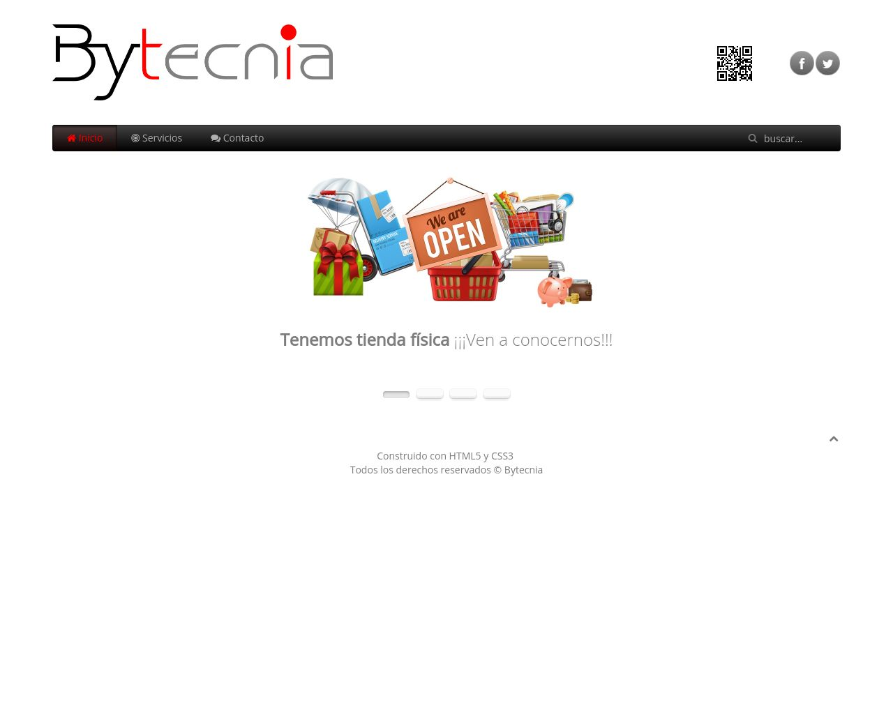 El sitio de la imagen bytecnia.es en 1280x1024
