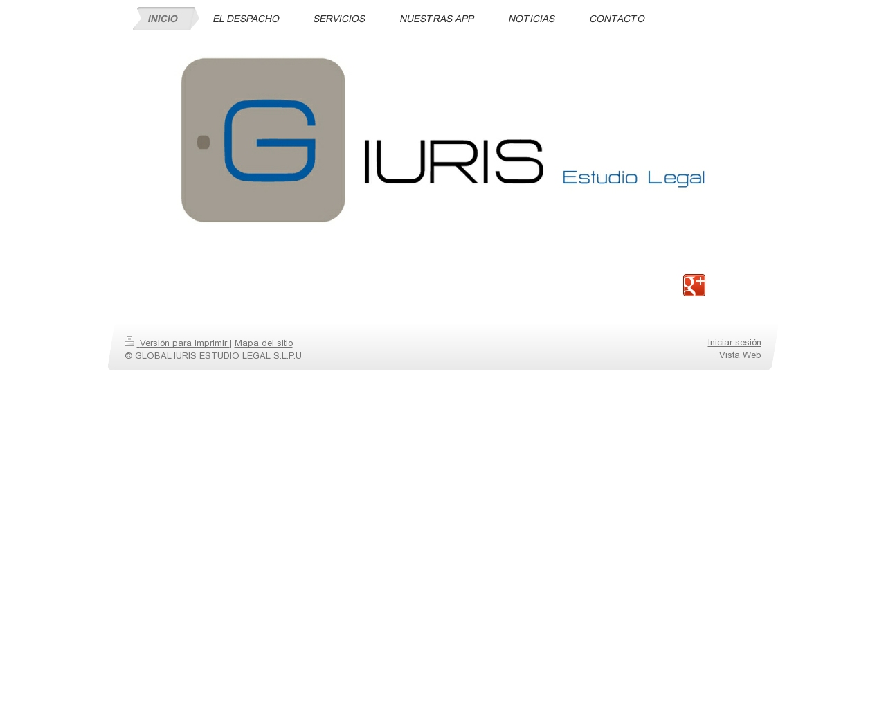 El sitio de la imagen g-iuris.es en 1280x1024