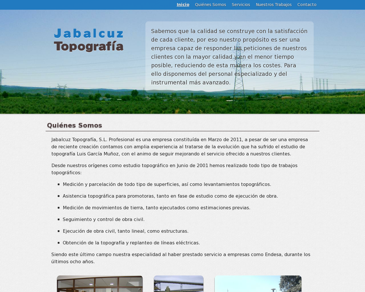 El sitio de la imagen jabaltop.es en 1280x1024