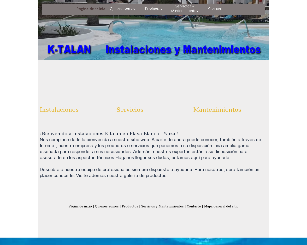 El sitio de la imagen k-talan.es en 1280x1024
