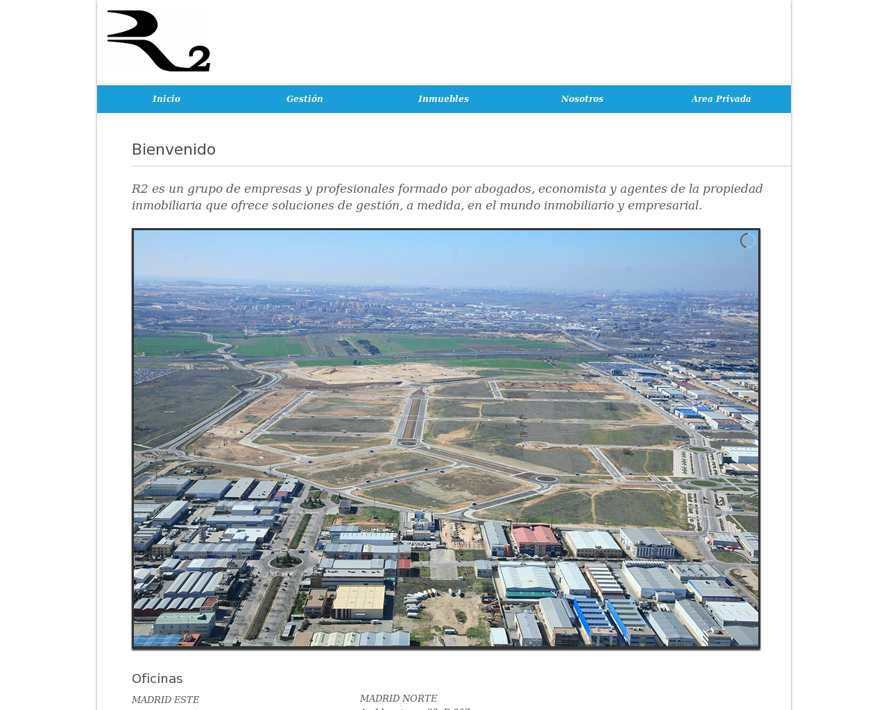 El sitio de la imagen r2a2.es en 1280x1024