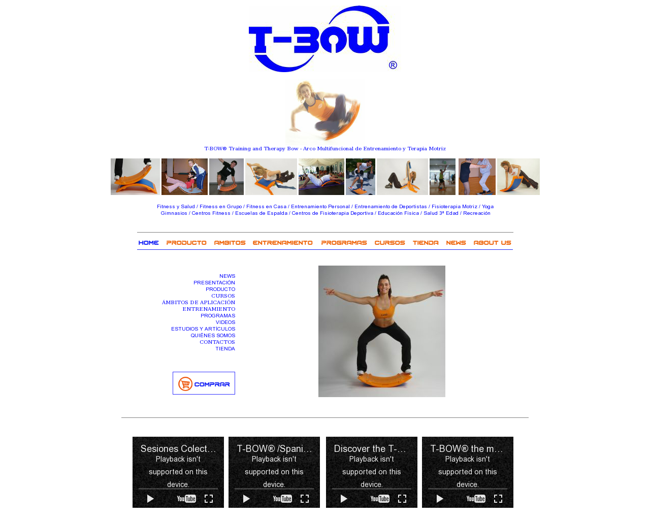 El sitio de la imagen t-bow.es en 1280x1024