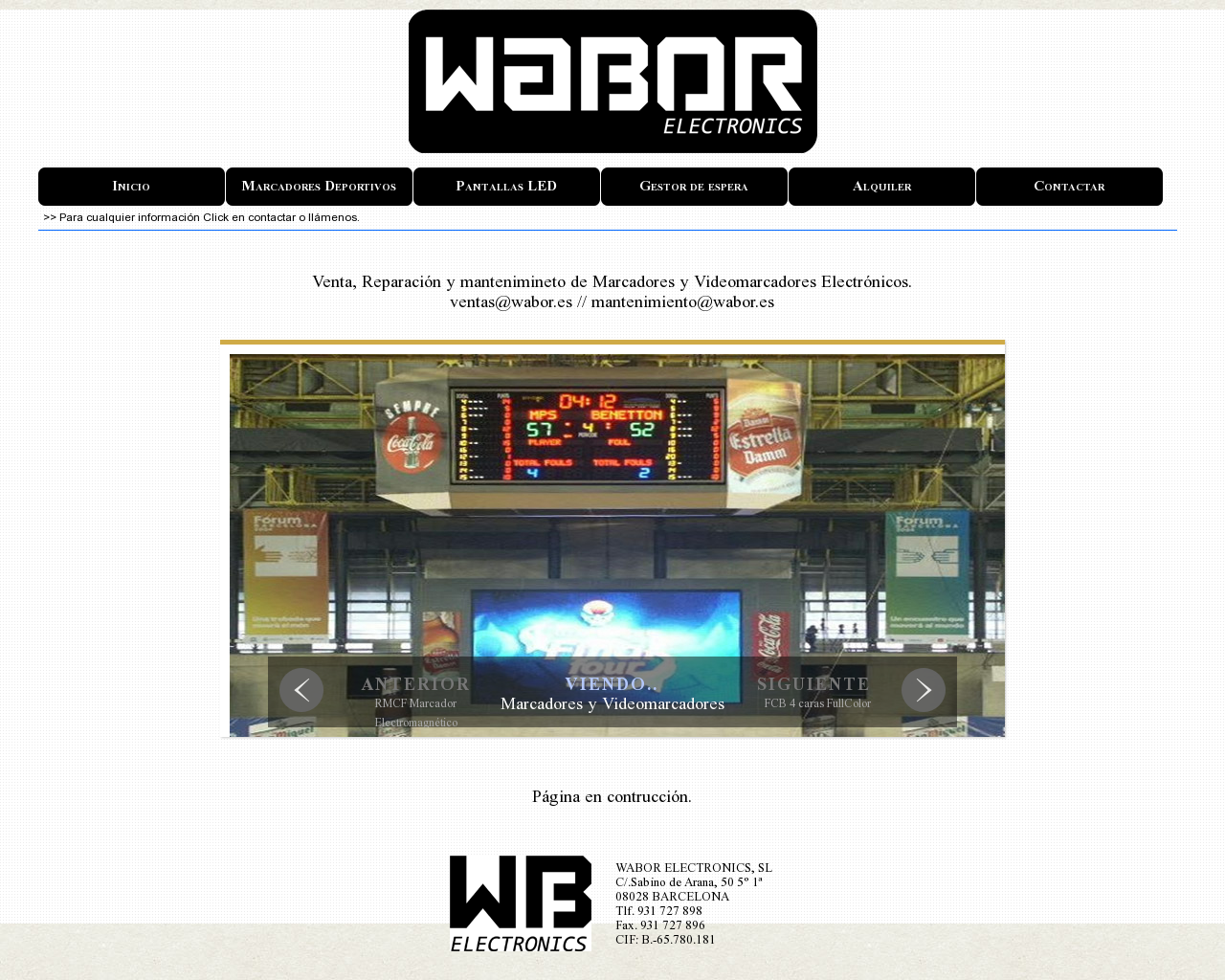 El sitio de la imagen wabor.es en 1280x1024