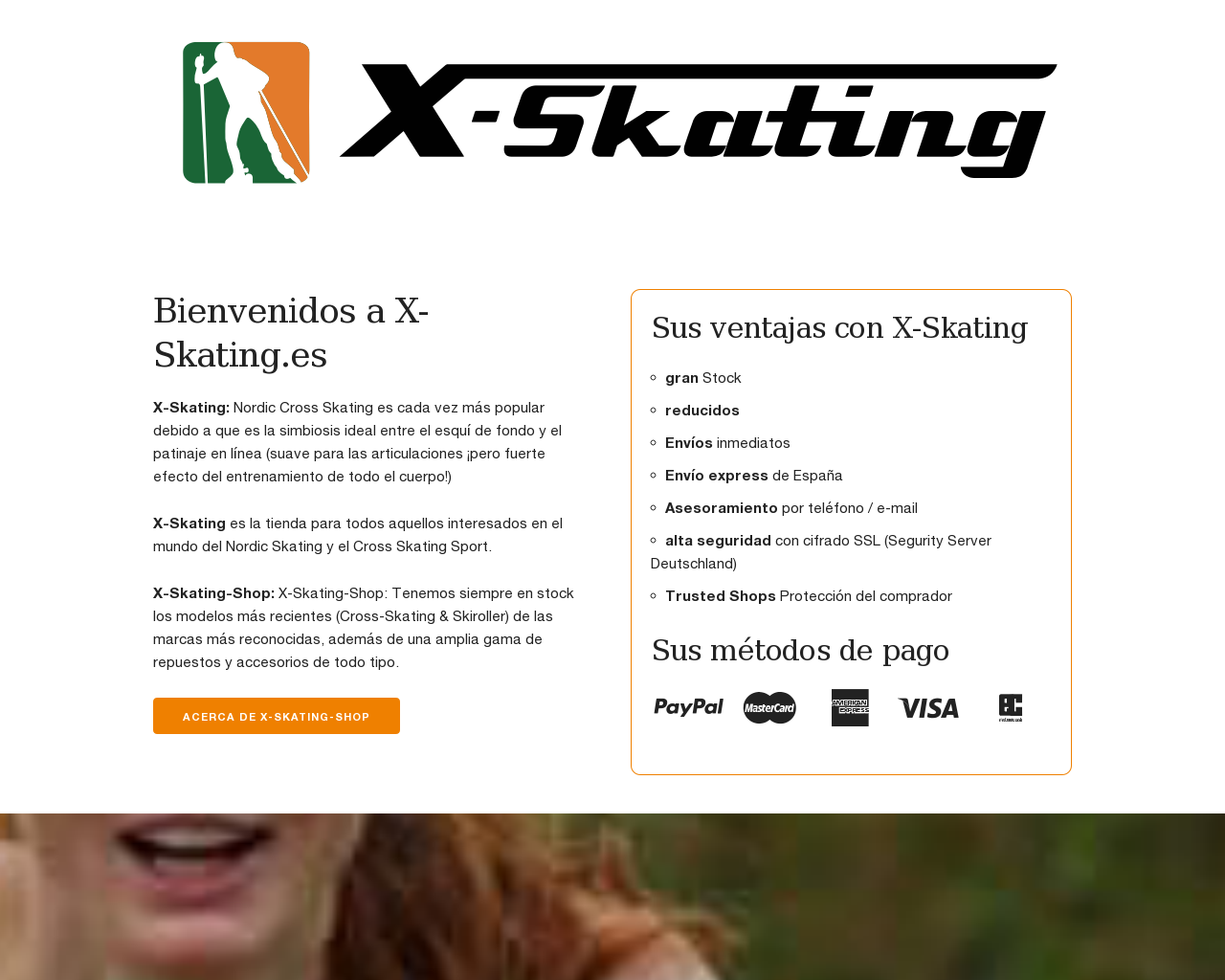 El sitio de la imagen x-skating.es en 1280x1024
