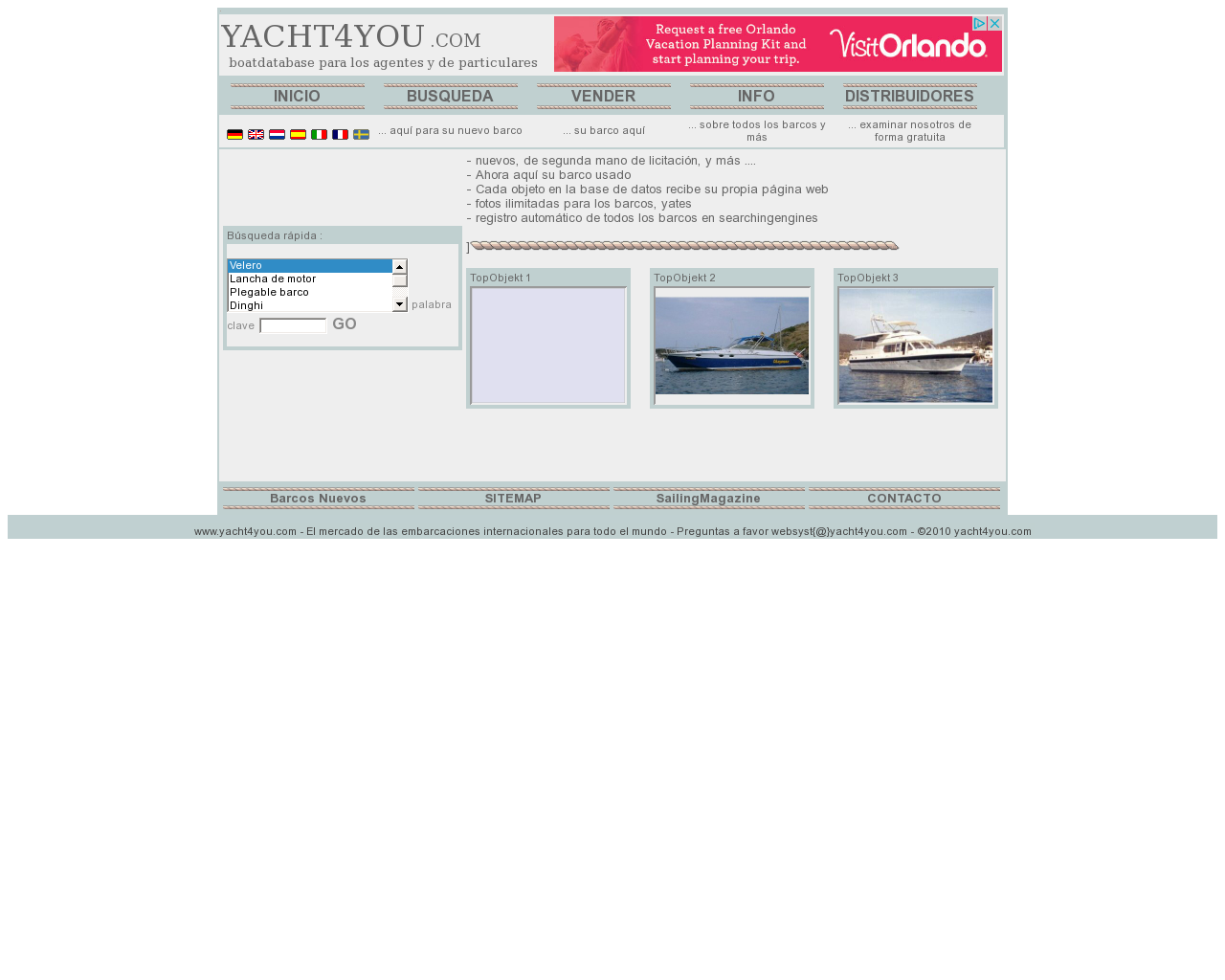 El sitio de la imagen yacht4you.es en 1280x1024