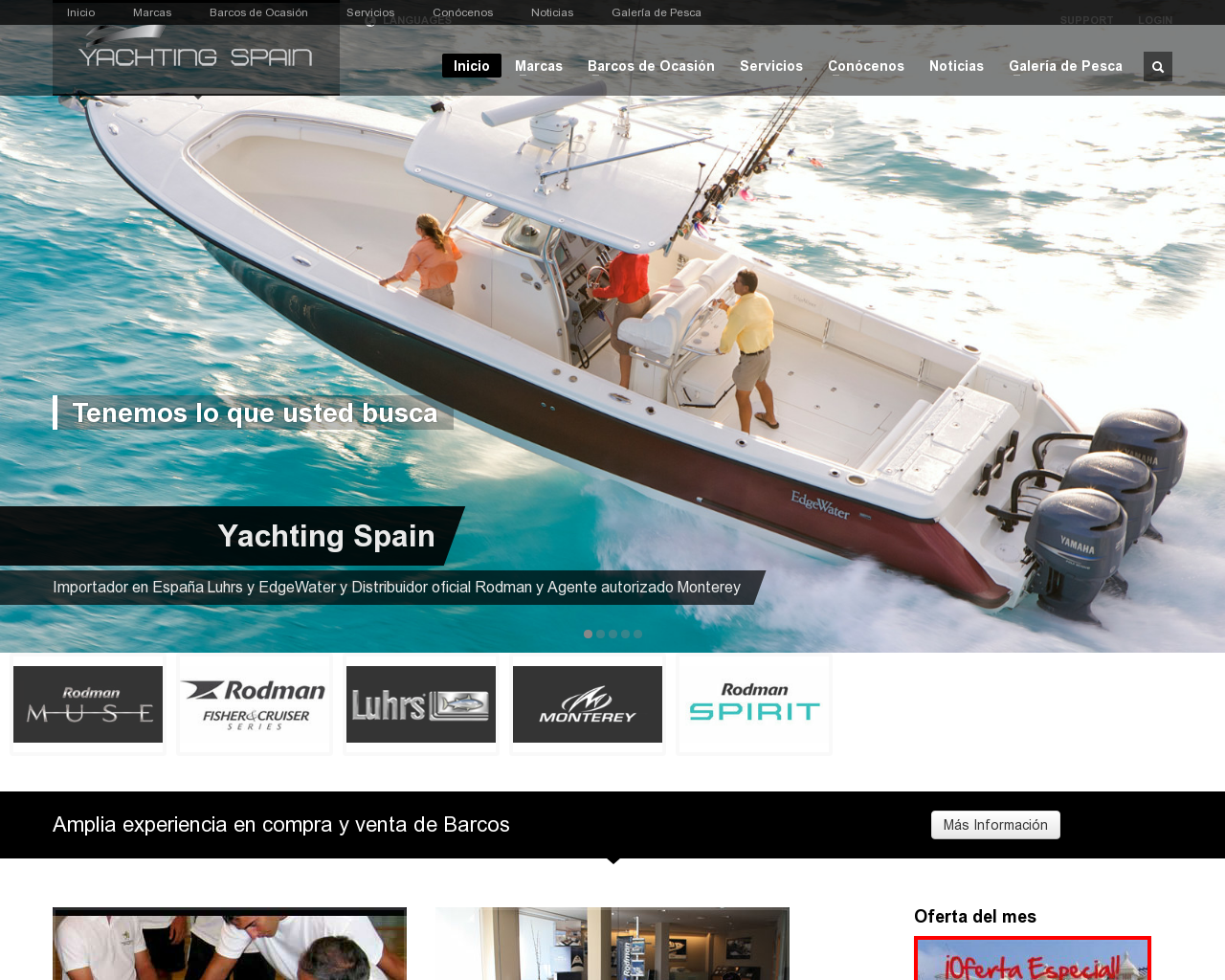 El sitio de la imagen yachtingspain.es en 1280x1024