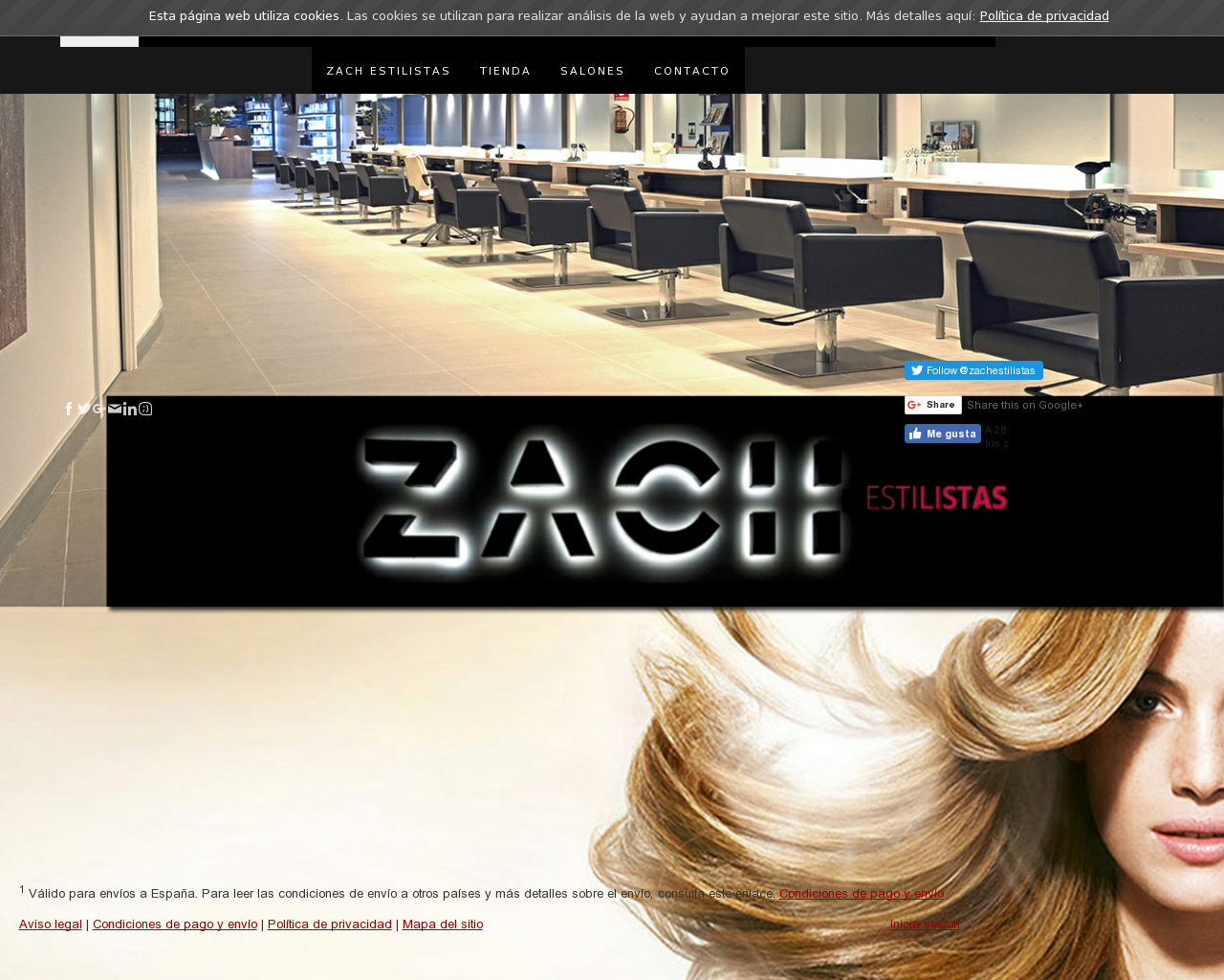 El sitio de la imagen zach.es en 1280x1024